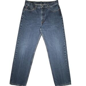 Levis 550 Jeans Mens 36x34 Blue Relaxed Tapered Fit Denim Classic Five Pocket